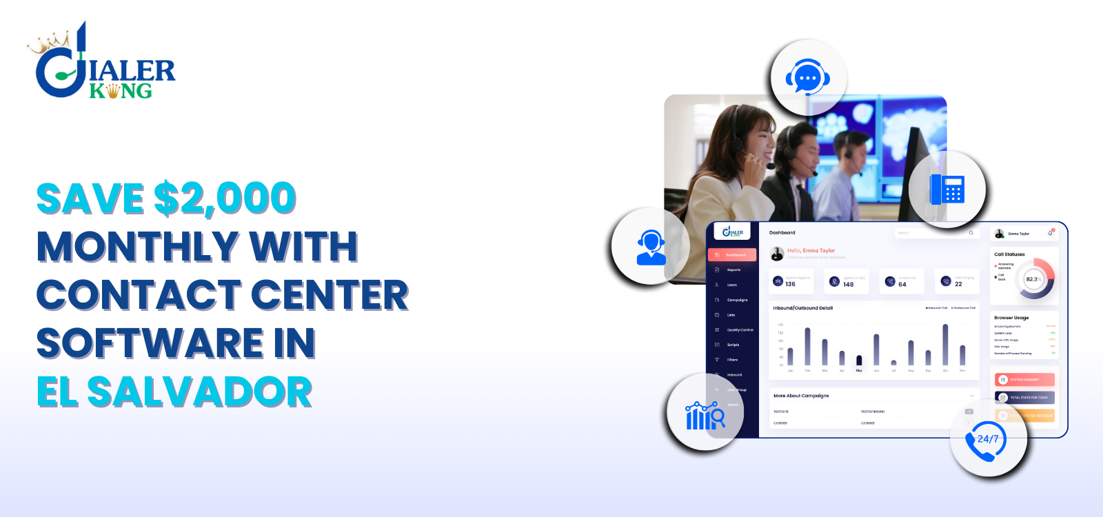 Save $2,000 Monthly with Contact Center Software in El Salvador