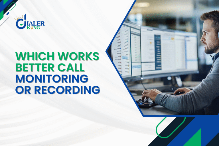 call monitoring VS call Recording