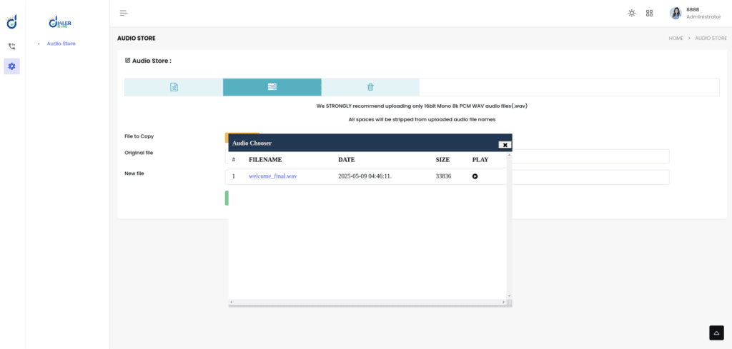 Inbound Dialer Feature Agent screen (2)