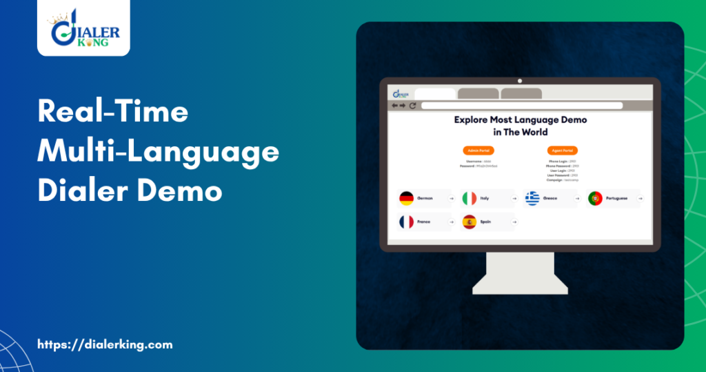 REAL-TIME MULTI- LANGUAGE DIALER DEMO