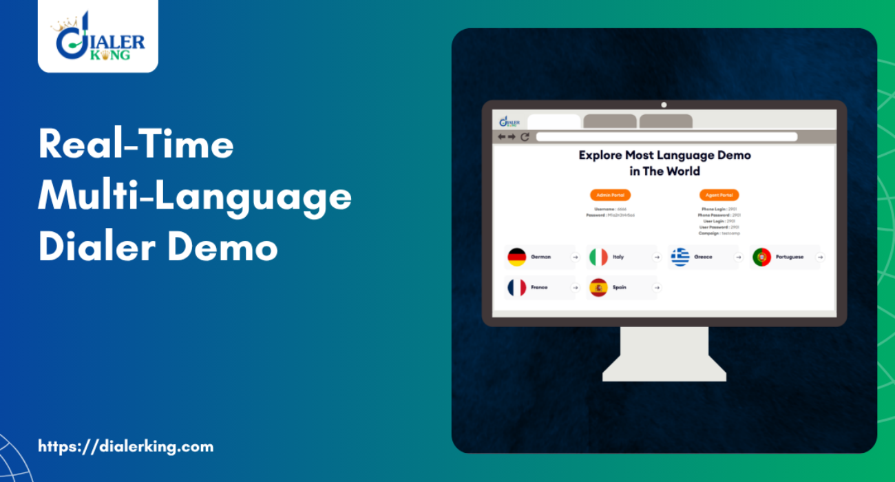 REAL-TIME MULTI- LANGUAGE DIALER DEMO