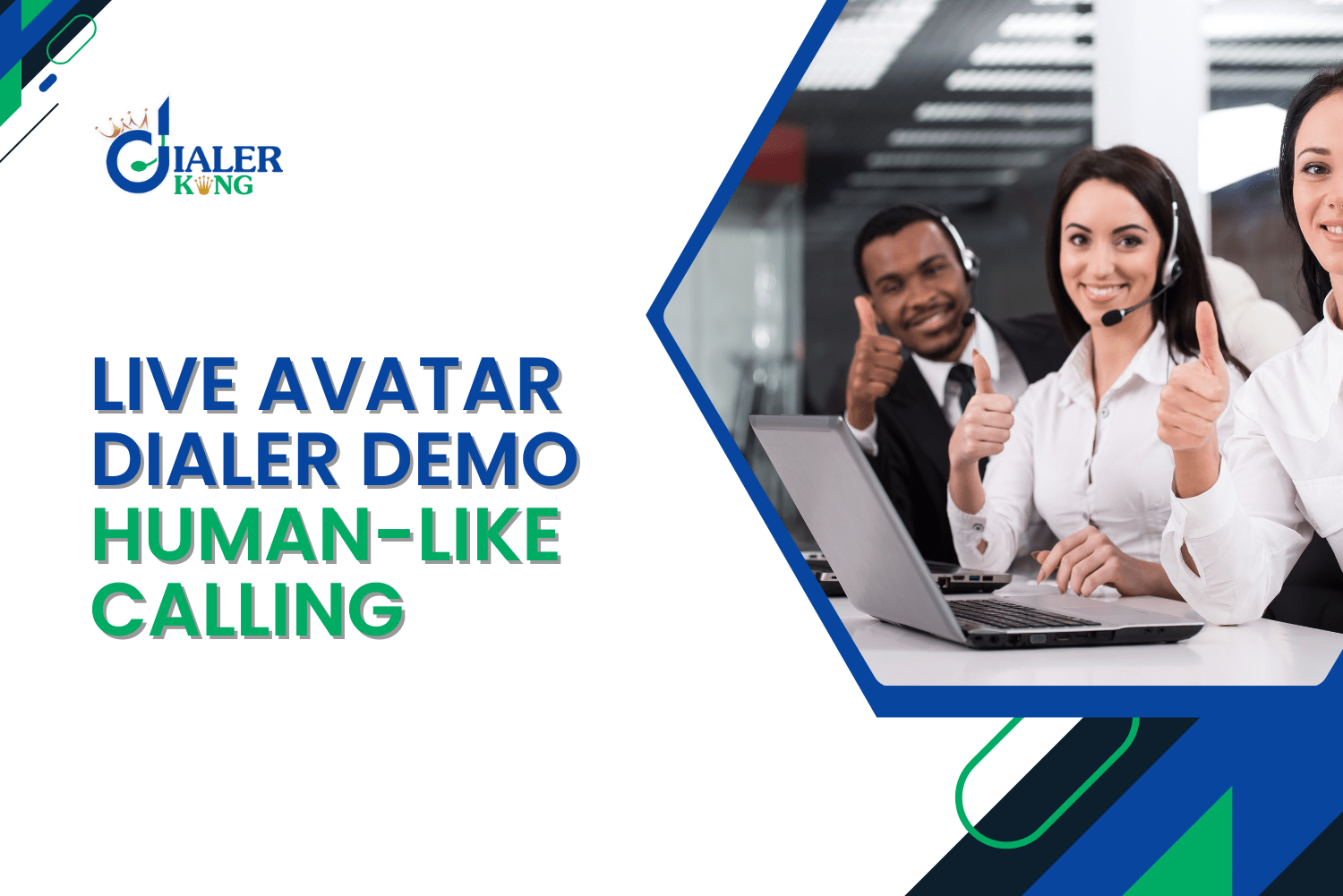 Live Avatar Dialer Demo Human-Like Calling