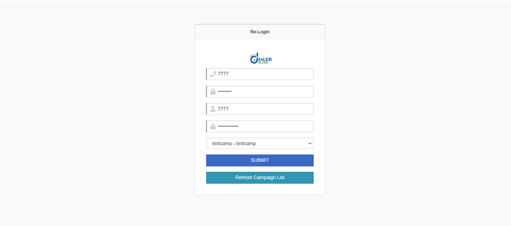 Vicidial Agent Login Portal