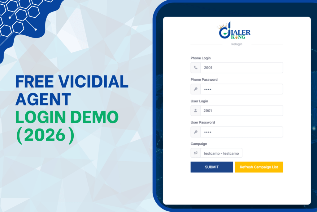 Free VICIdial Agent Login Demo (2026)