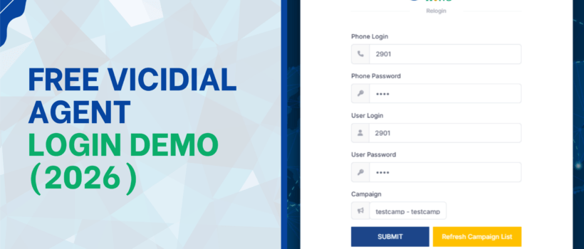 Free VICIdial Agent Login Demo (2026)