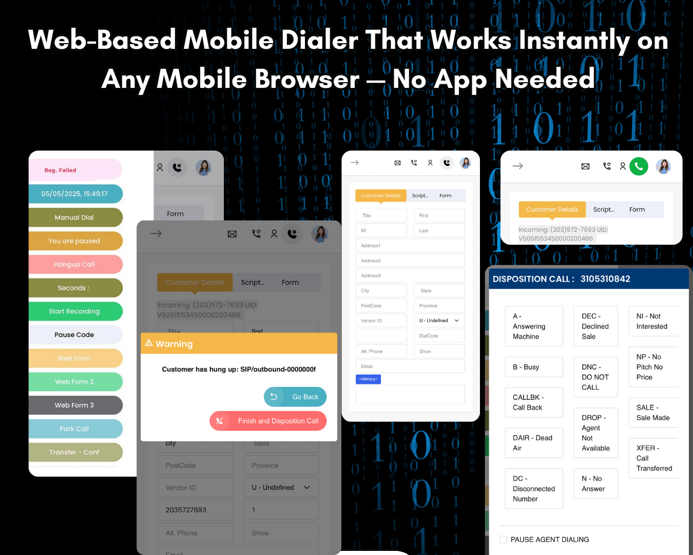 Web-Based Mobile Dialer That Works Instantly on Any Mobile Browser — No App Needed