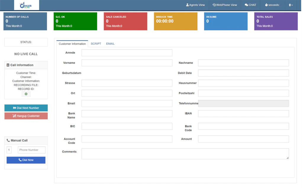 Custom Vicidial Admin Theme