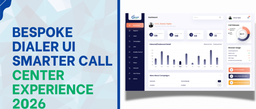Bespoke Dialer UI Smarter Call Center Experience 2026
