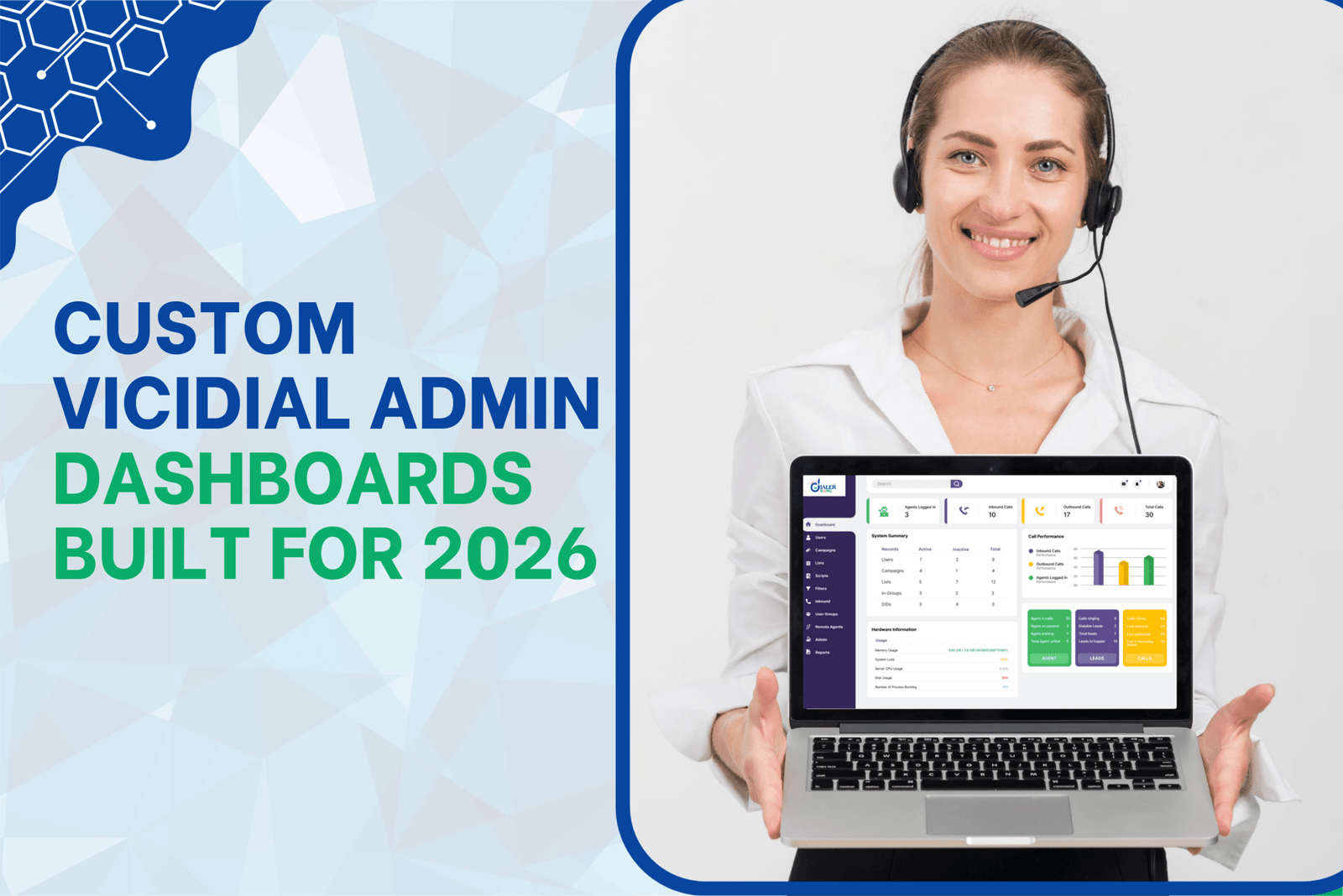 Custom VICIdial Admin Dashboards Built for 2026