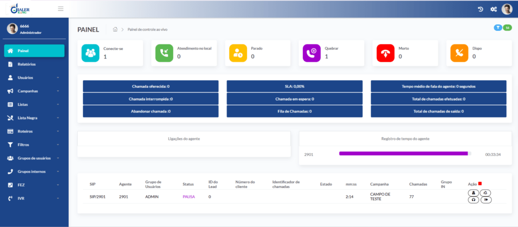 Custom Portuguese VICIdial Theme