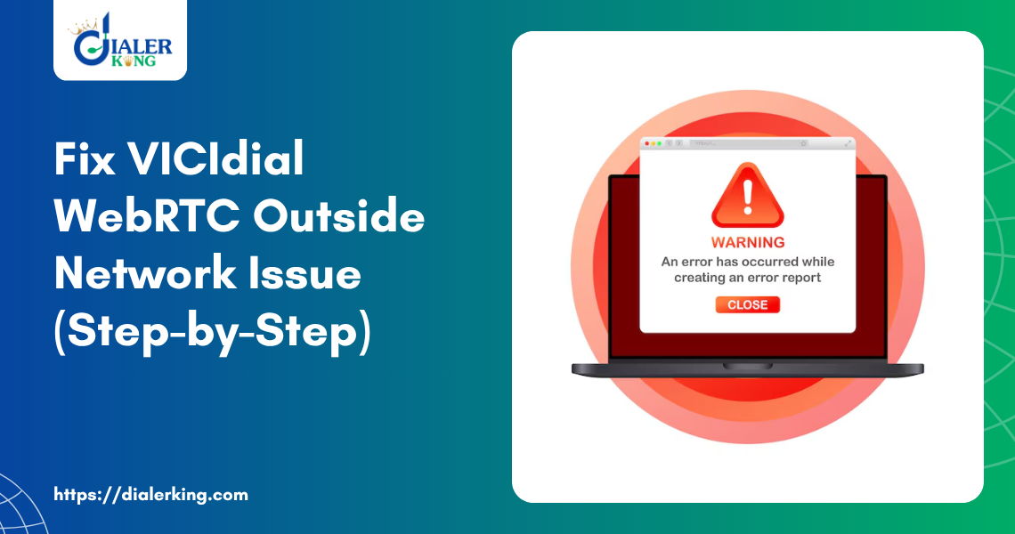 Fix VICIdial WebRTC Outside Network Issue (Step-by-Step)