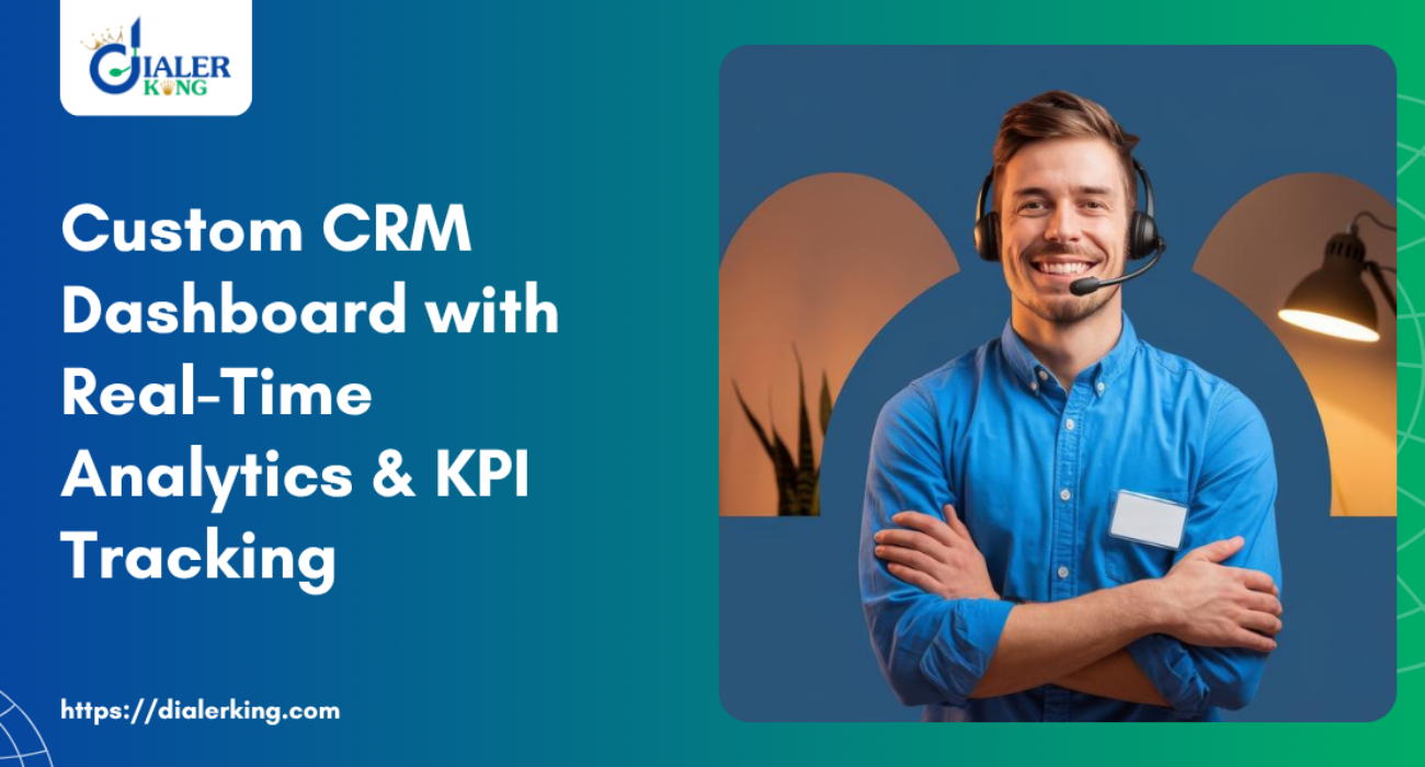 Custom CRM Dashboard With RealTime Analytics& KPI Tracking
