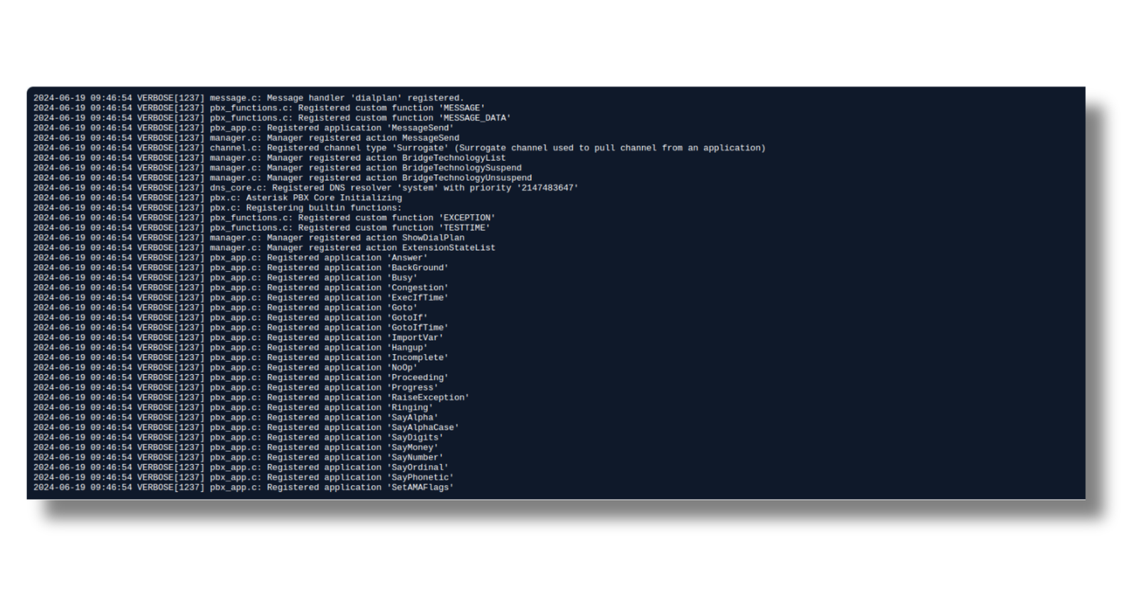 Asterisk Log Dialerking
