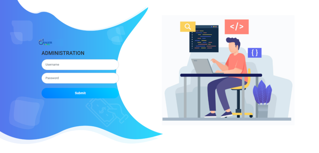 VICIdial Admin Login Screen