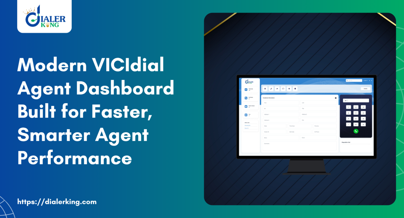 Modern VICIdial Agent Dashboard Built for Faster, Smarter Agent Performance