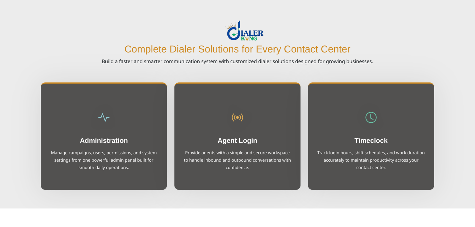 Admin & Agent Login