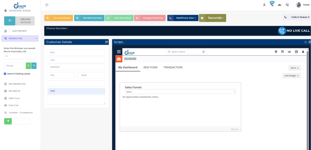 VICIdial Integration with CRM