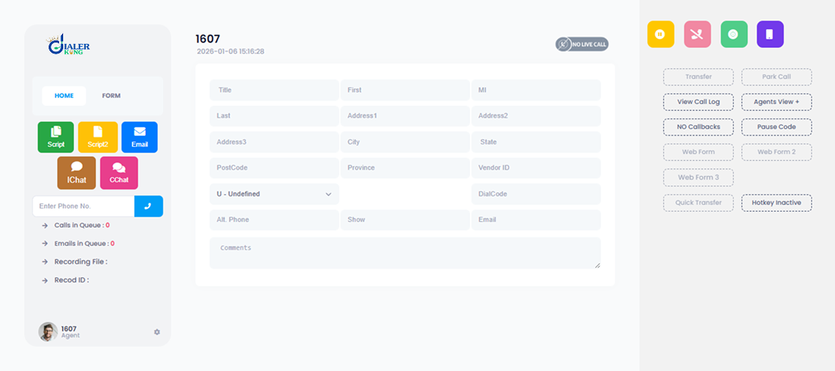Agent dashboard 3