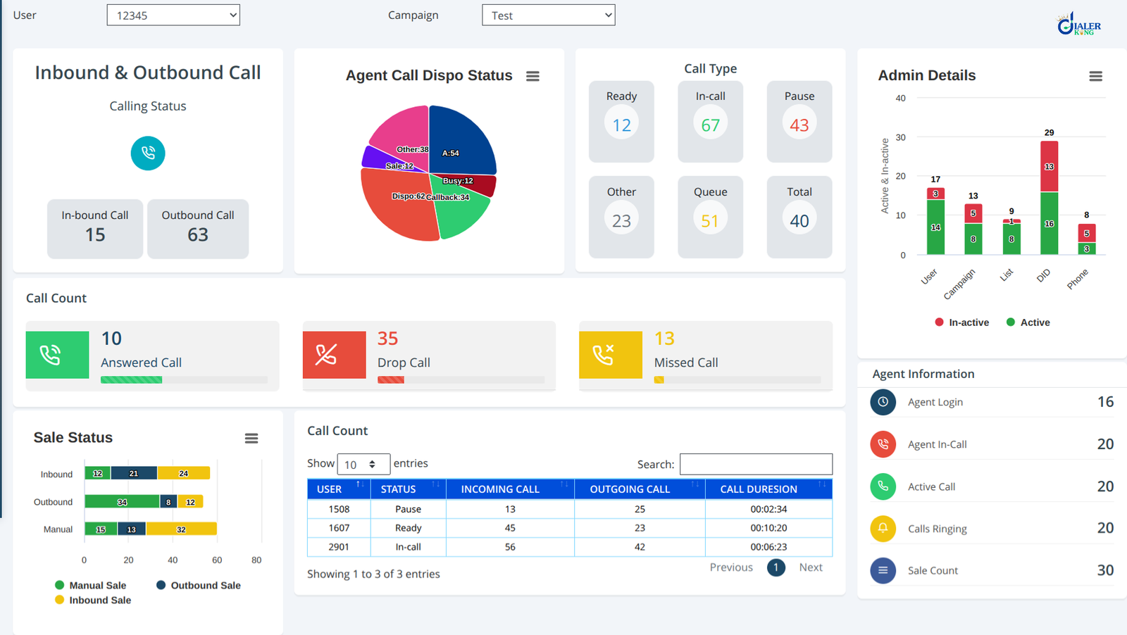 New Vicidial Theme dialerking
