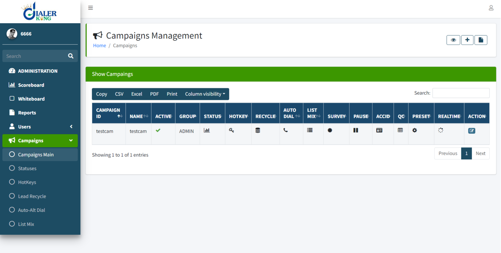 Campaigns Management